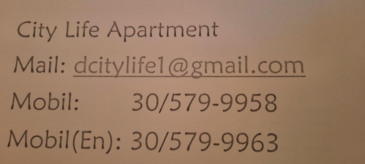 City Life Apartment Debrecen Dış mekan fotoğraf